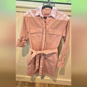 Abercrombie & Fitch Pink Button Up Dress